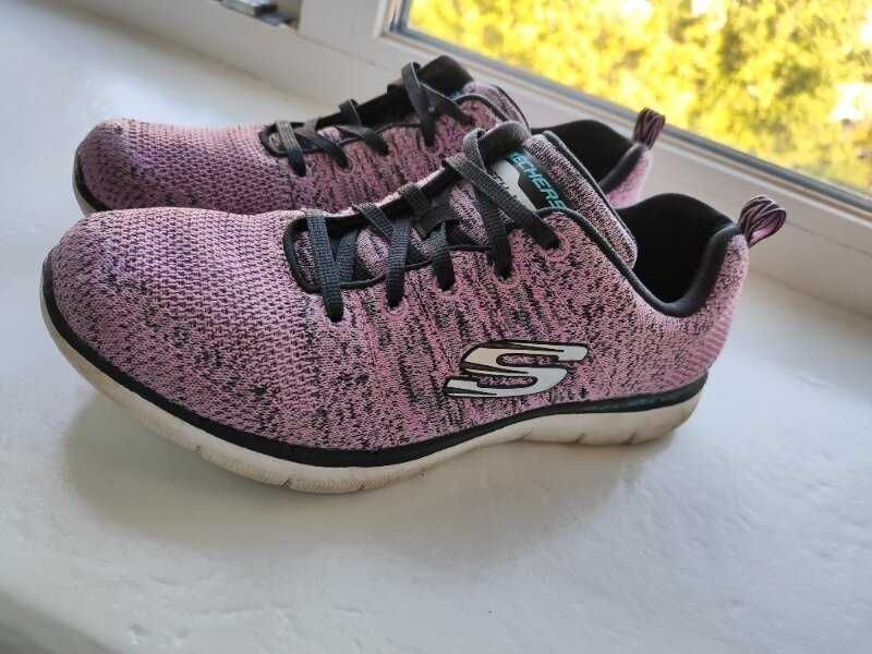 Кроссовки скейчеры для девочки цвета лаванды оригинал от Skechers