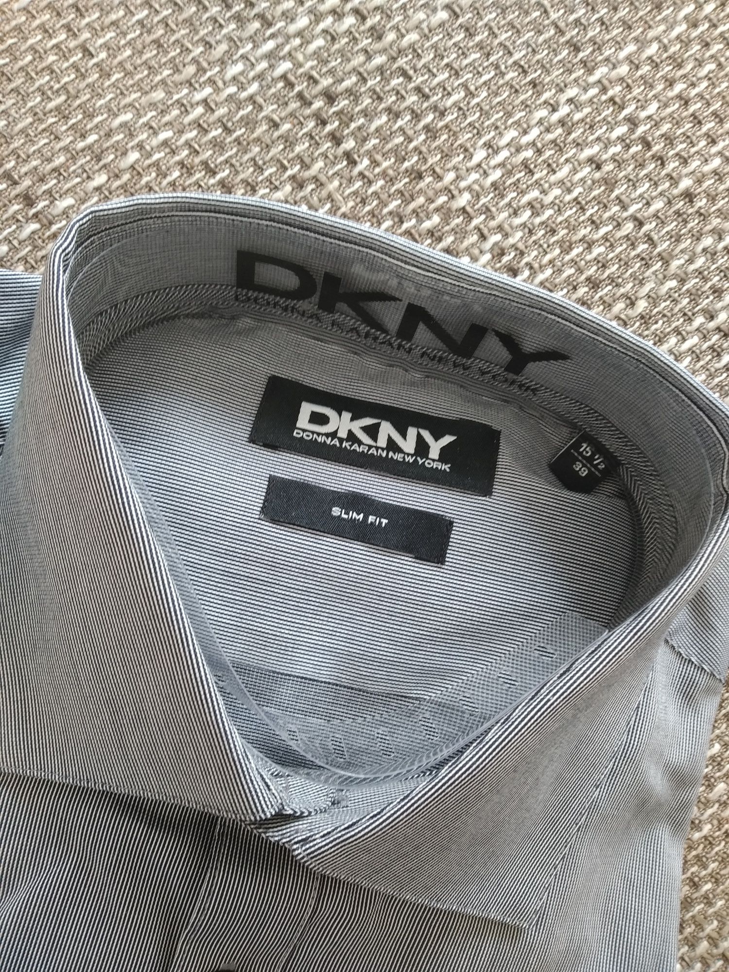 DKNY New York shirt slim fit 39 koszula męska nowa