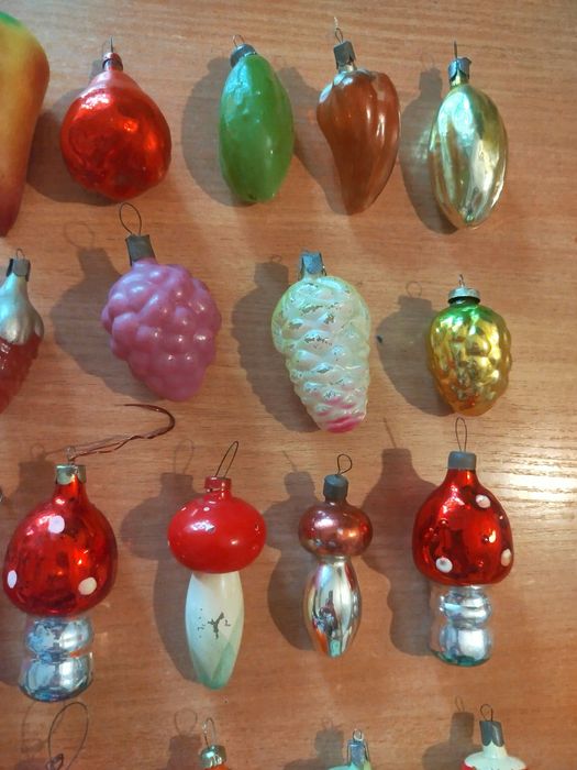 Ёлочные игрушки 40-60х годов прошлого века