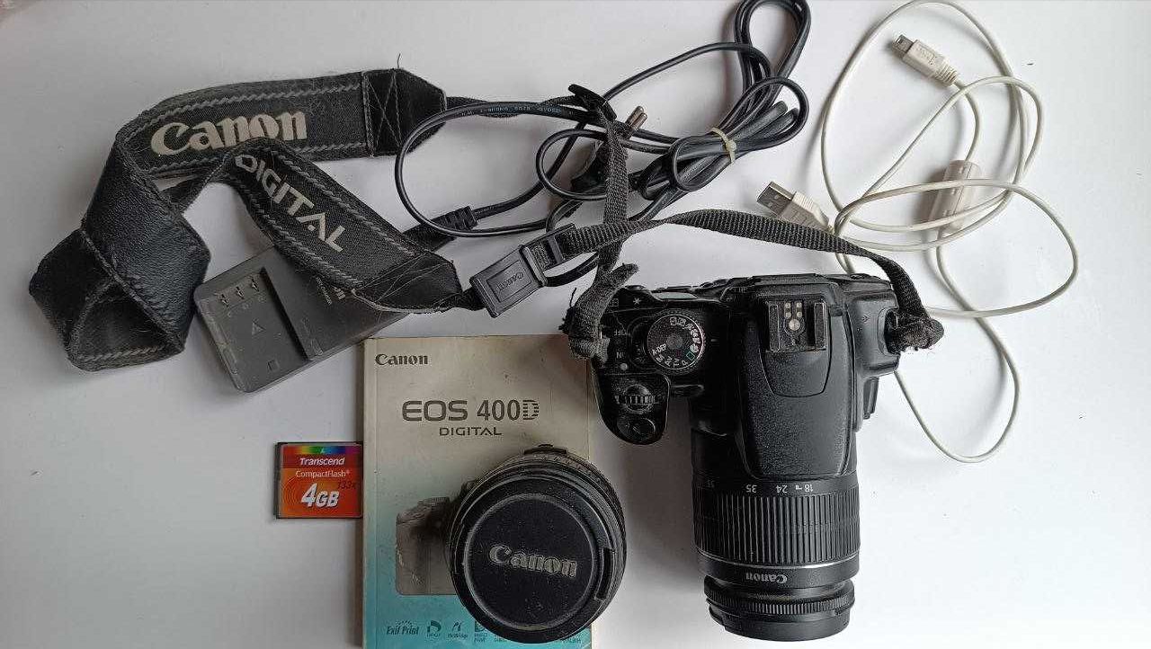 Canon 450 D + 2 обьктива  Kit 18-55