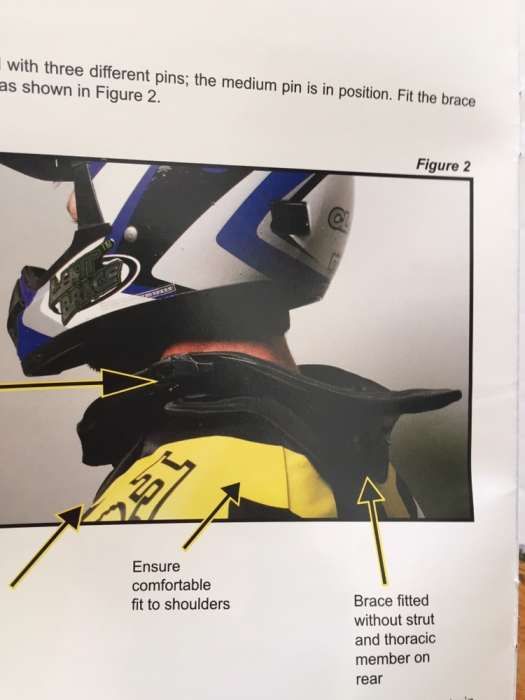 Protecao pescoco Neck Brace Moto