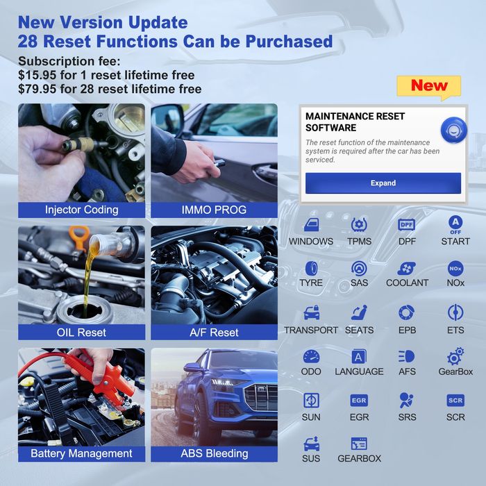 Máquina de diagnóstico Auto OBD2 Mucar Cde900 2GB NOVO