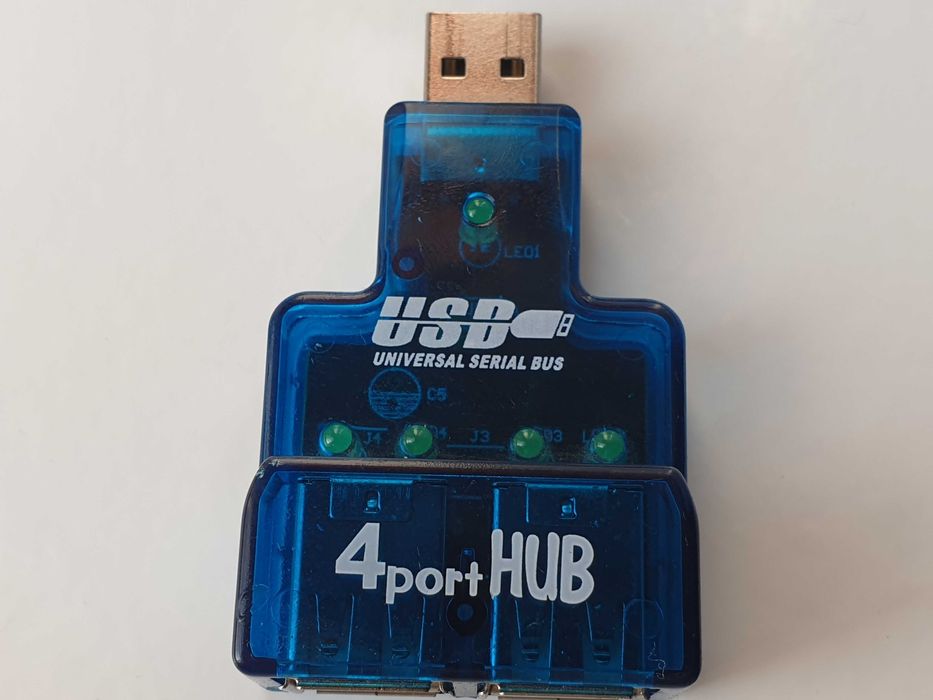 хаб концентратор usb 4 port hub universal serial bus + кабель USB
