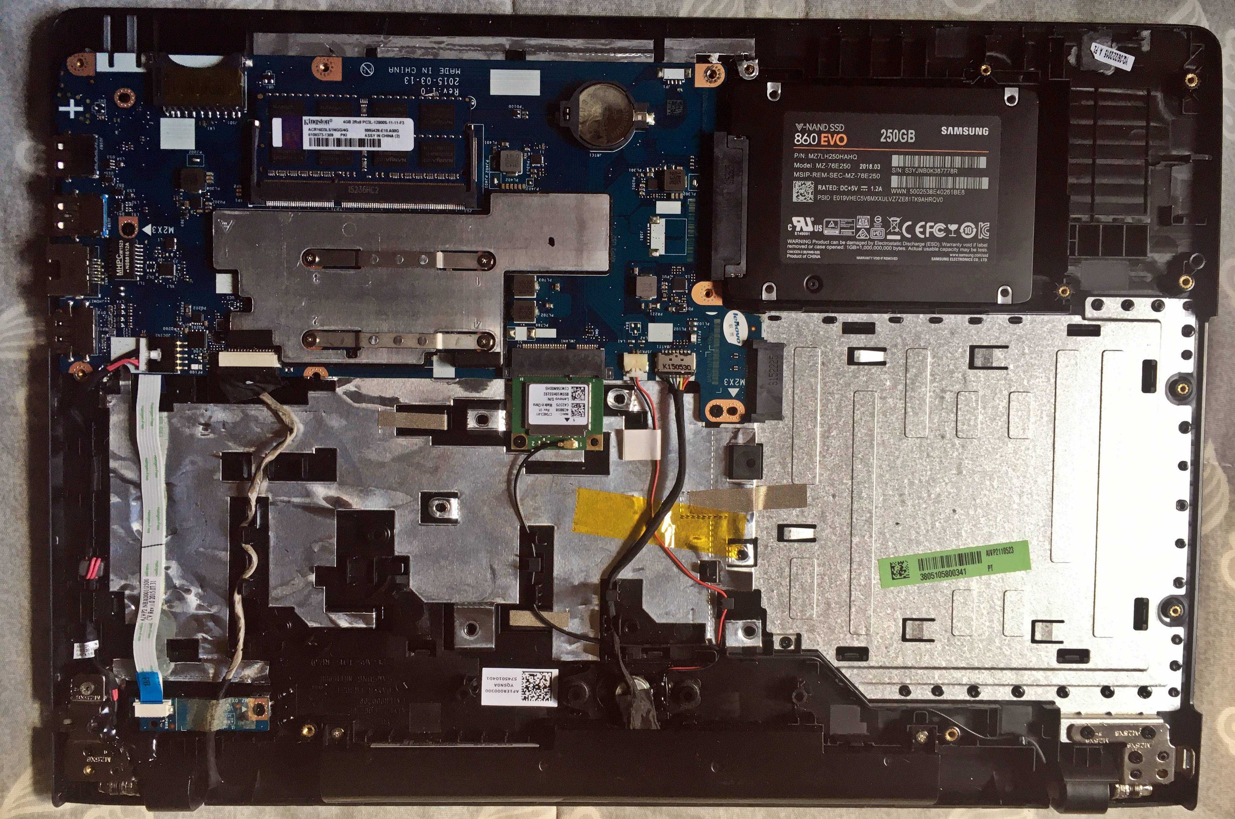 LENOVO 100-15IBY Laptop (ideapad) - Type 80MJ (Motherboard/outros