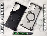 Чехол Metal Magsafe на Samsung S25 Ultra бампер Чохол металевий шкіра