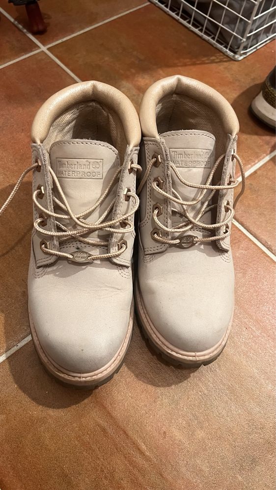 Timberland trapery rozowe 37,5 damskie wizane