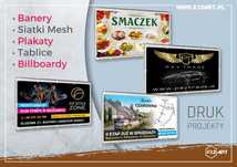Baner ODBLASKOWY RollUP Siatka MESH Tanio + Projekt DRUKARNIA