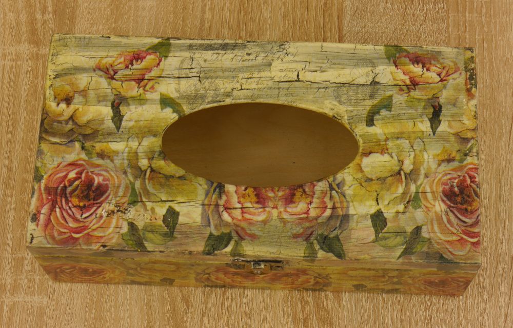 Chustecznik decoupage