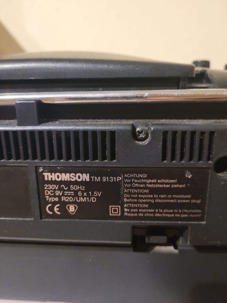 Radio magnetofon kasetowy thomson TM-9131