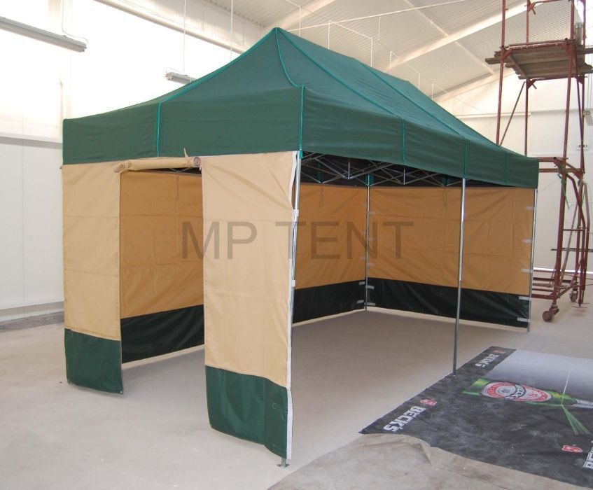 Namiot ekspresowy, ogrodowy 3x6m, CIĘŻKI STALOWY