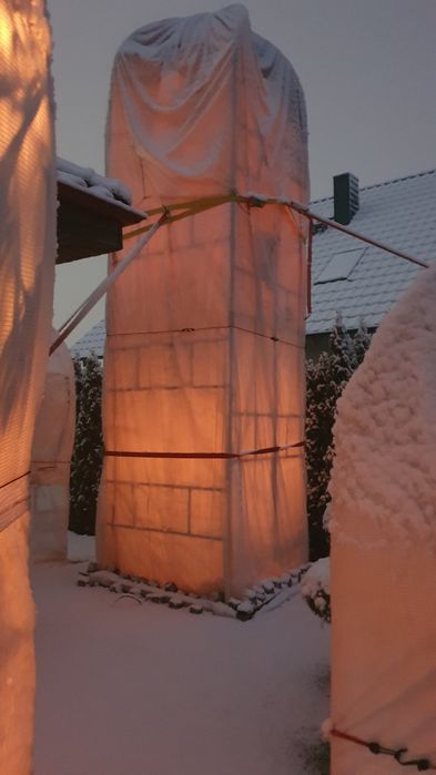 wąż świetlny żarówkowy, palmy mrozoodporne ,ogrzewanie roślin