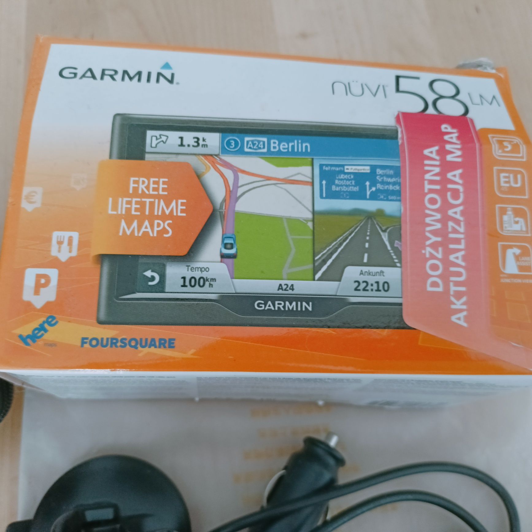 Garmin nuvi 58 LM - dożywotnia aktualizacja map