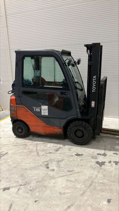Toyota 8FGF15  wózek widłowy LPG 2018r 1,5t 3,3m kabina bezpośrednio