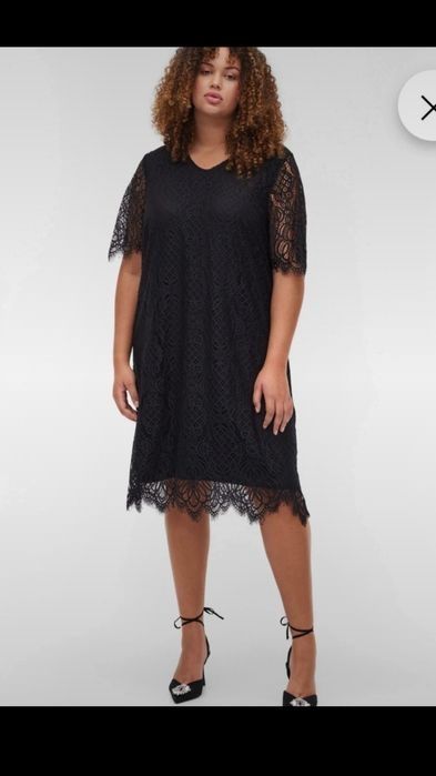 Czarna koronkowa Nowa Sukienka Zizzi z metką  sylwester  Plus Size