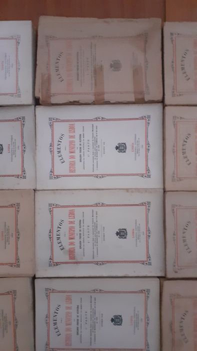 Elementos para a história do Município de Lisboa Freire de Oliveira
