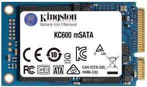 Disco Rígido Kingston KC600 SSD 1TB SATA3 mSATA 3D TLC NAND