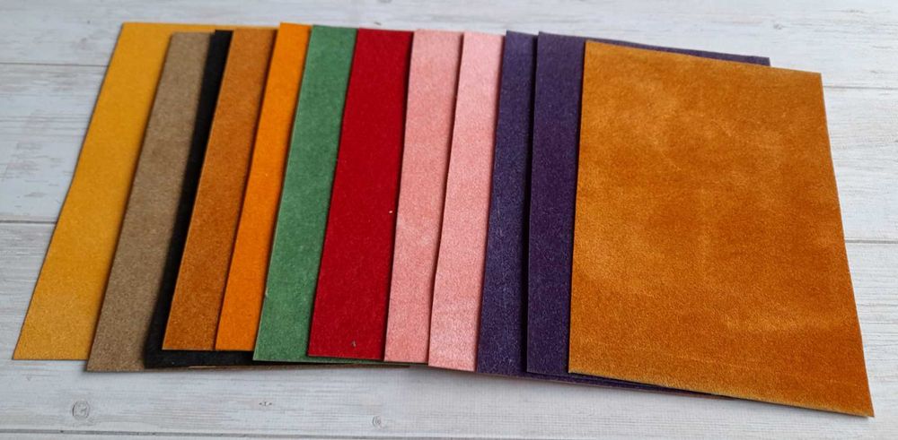 Фольга для школярів, бархатний / оксамитовий/ кольоровий папір.