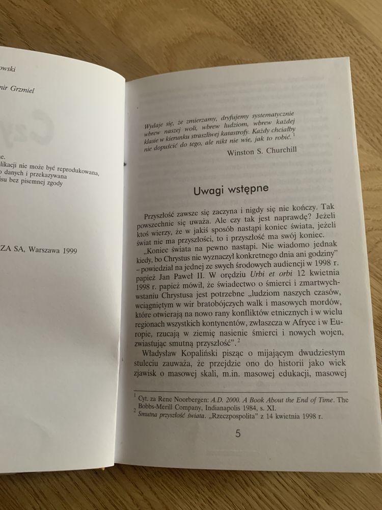 Czy nastąpi koniec świata Longin Pastusiak