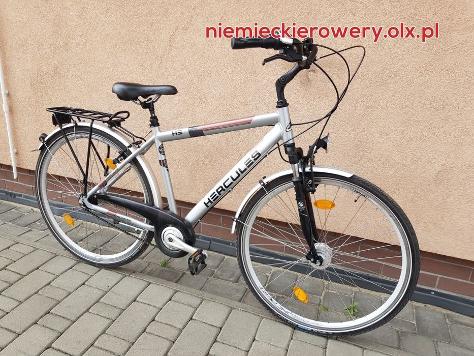 Rower męski miejski HERCULES koła 28 SHIMANO NEXUS aluminium WYSYŁKA