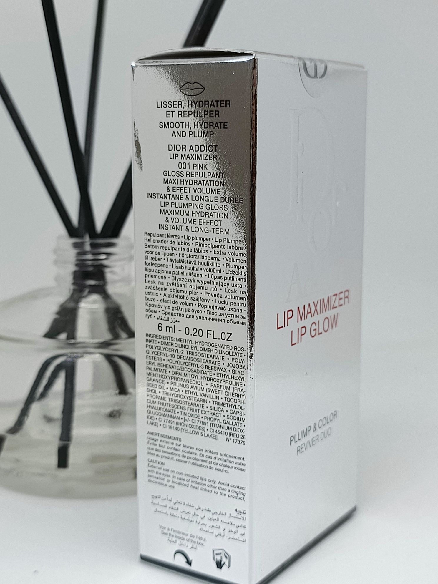 Dior Addict Lip Maximizer + Lip Glow 001 Pink – zestaw do ust