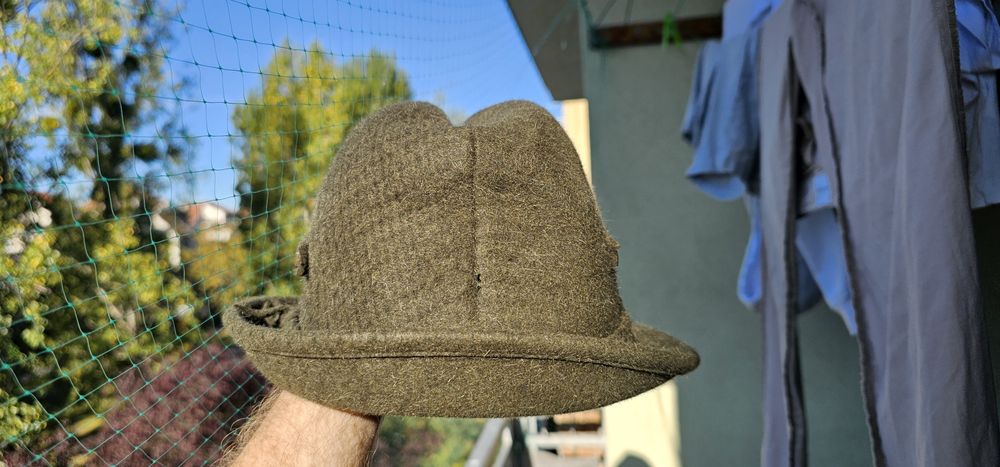 Zapf austryjacki kapelusz myśliwski rozmiar 57-59cm używany