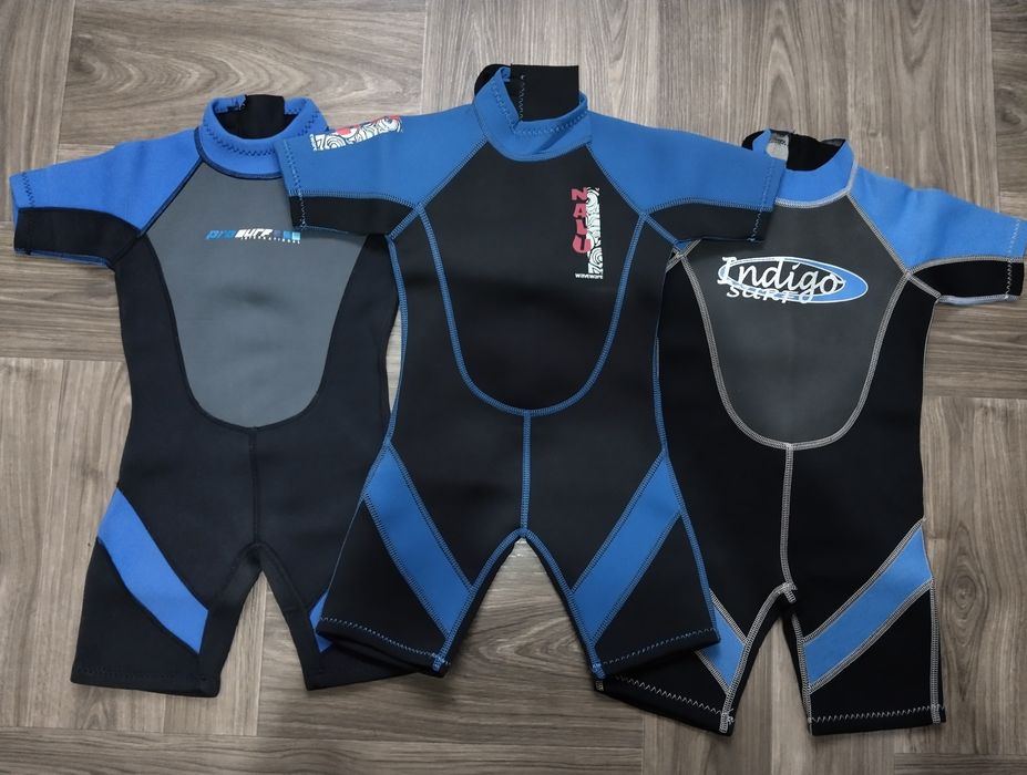 Неопреновые гидрокостюмы для детей и подростков от 1 до 10 лет