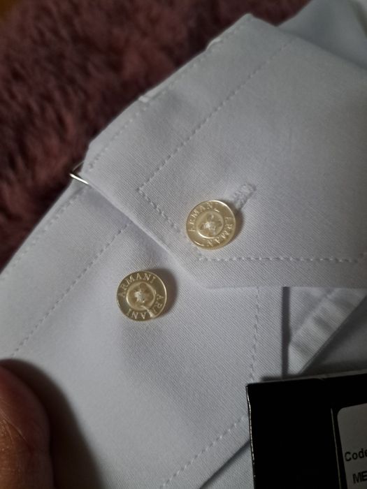 Koszula męska biała Armani rozmiar XL