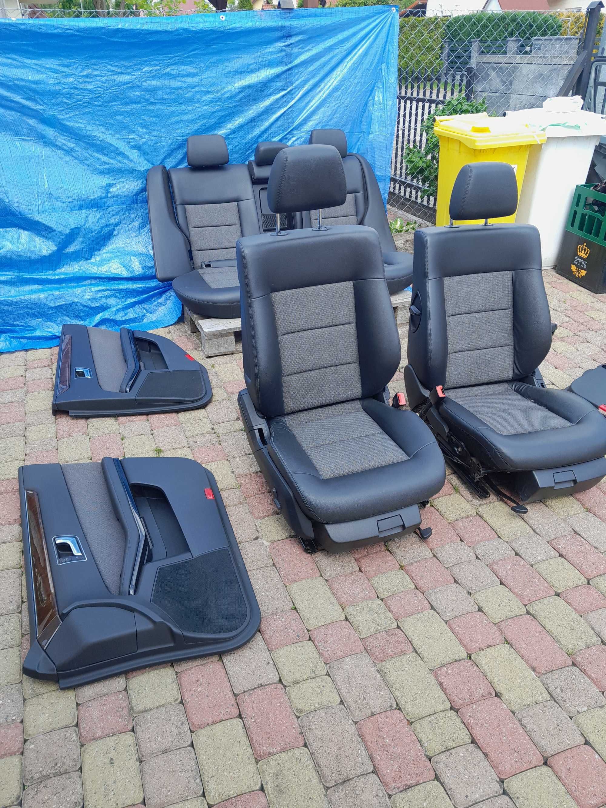 fotele w212, tapicerka kpl