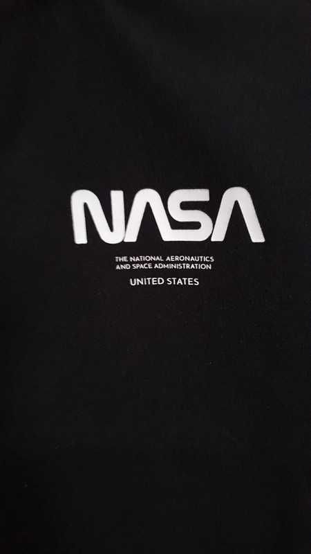 Polarowa bluza anorak NASA, H&M, r. 134-140