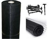 Siatka na krety 2x200 EKSTRA MOCNA 33g/m2 + KOŁKI
