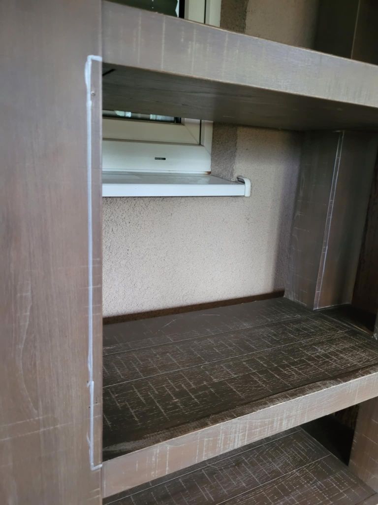 PILNE! Nowoczesny regał/słupek LOFT , ciężkie drewno.