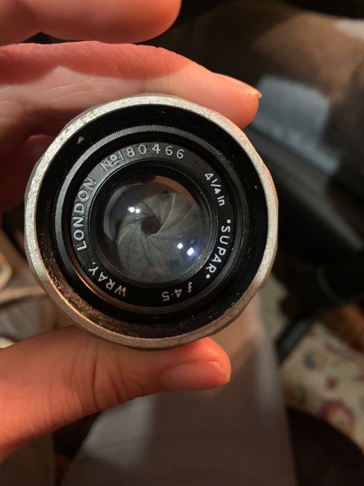 Lente WRAY London 4 1/4” Supar f/4.5 – Lente de Ampliação/Criativa