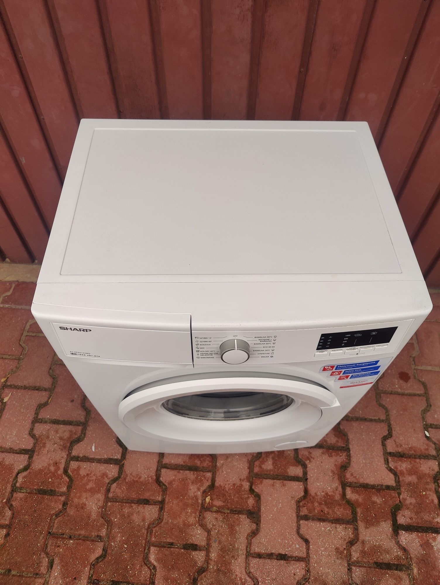 Pralka Sharp A+++ slim wąska silnik direct drive