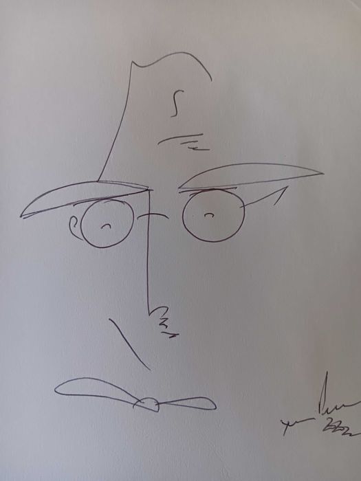 Desenho Original a Tinta da China - Yvens Pessoa