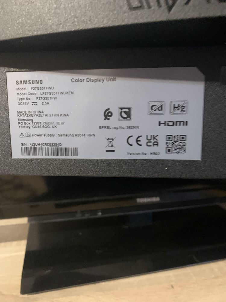 Gamingowy Monitor Samsung Odyssey F27G35TFWUX