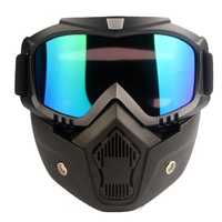 Mascara Óculos e filtro Motociclista Ski Snowboard Paintball Neve NOVO