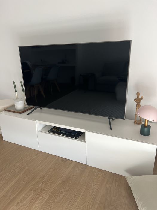 Movel tv ikea branco besta