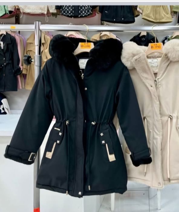 Kurtka parka zimowa CZARNA Rozmiar od 122 do 176 LIKWIDACJA SKLEPU