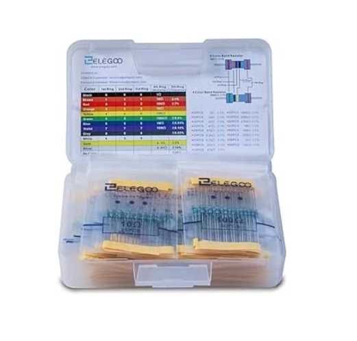 Mega Zestaw Rezystorów ELEGOO 0 Ohm-1M Ohm