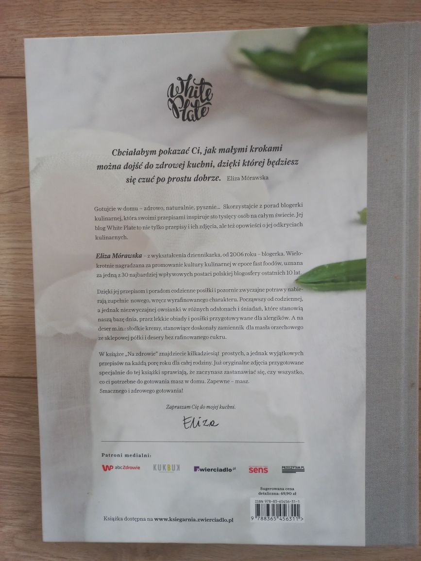 Książka kucharska pt Na zdrowie. Eliza Mórawska