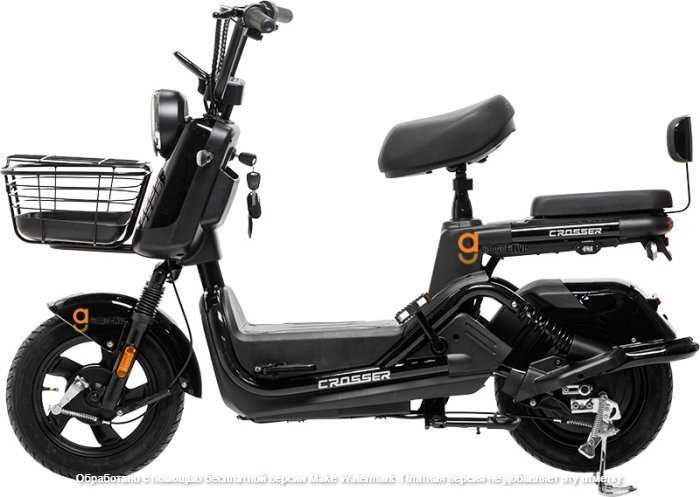 Хіт! Електровелосипед Crosser CR-2 (500Вт 20Ан 60V) Сірий колір