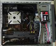 Komputer Intel Q9550 ssd 128gb 4x2GB  GF 980ti zasilacz 750w Monitor