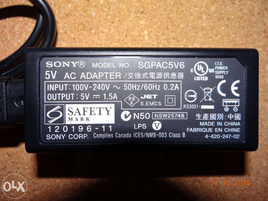 oryginalne ładowarki/zasilacze sony sgpac5v6 do tabletu xperia s 2szt