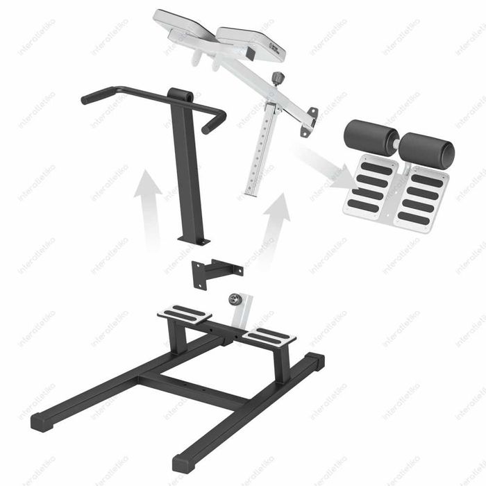 Гиперэкстензия регулируемая InterAtletika LC313 б/у в три раза дешевле