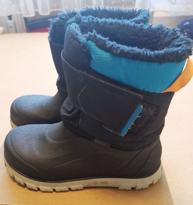 Buty ocieplane gruba podeszwa