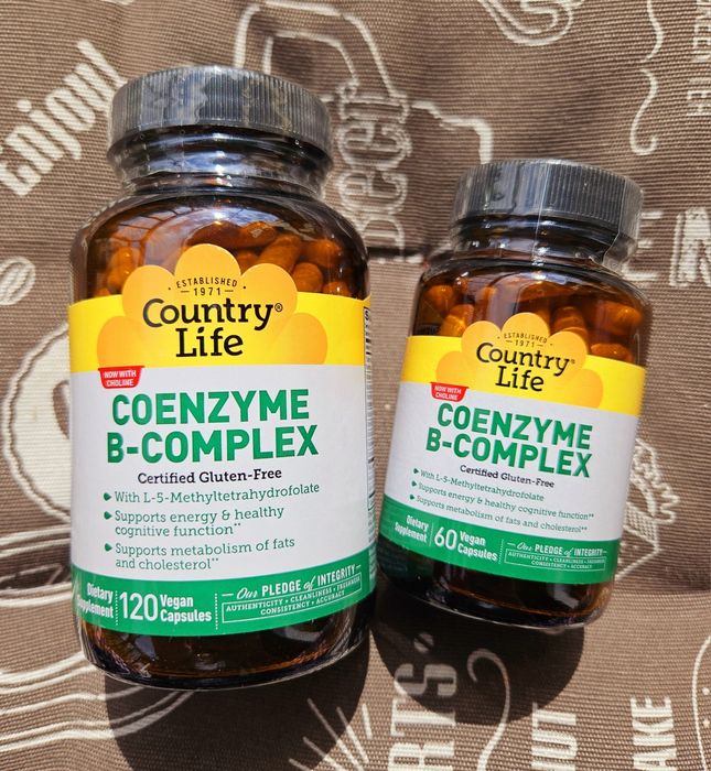 Country life коферментні коензим вітаміни групи B Б coenzyme B complex