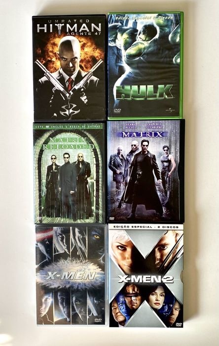 19 Filmes em Dvd.
