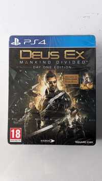 Deus Ex Mankind Divided Day One Edition Steelbook PlayStation 4 Sealed