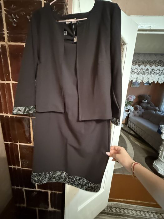 Комплект сукня і піджак укорочений розмір Л-Хл