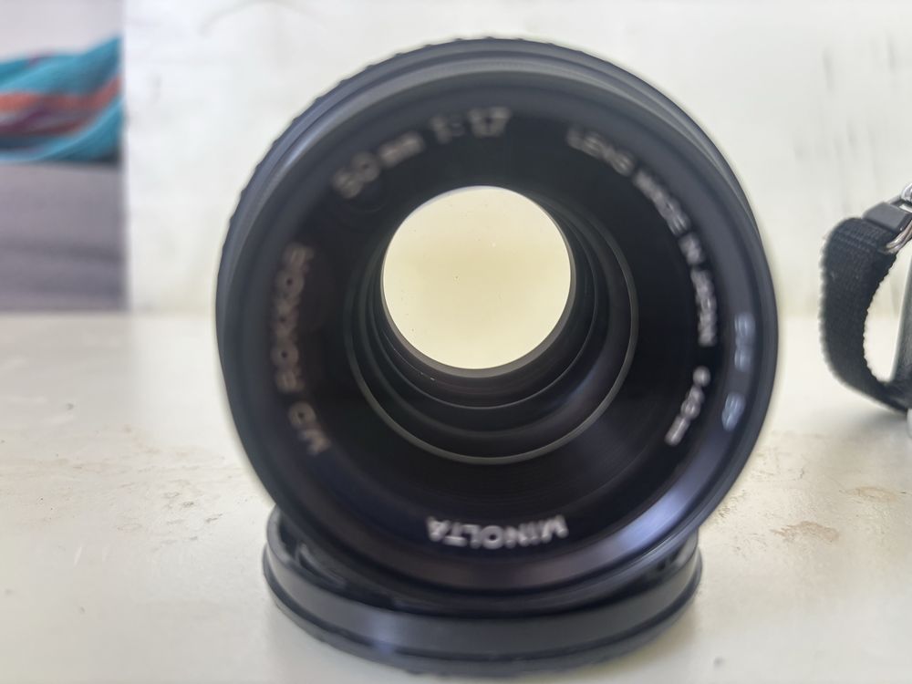 Minolta XG-9 + Obiektyw Minolta 50mm 1.1:7 klasyka analogu